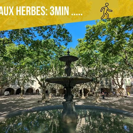 Ulysse, Appartement Spacieux Au Centre Historique D'Uzes En Rez-De-Chaussee Avec Exterieur, Proche Parking Des Marroniers Buitenkant foto