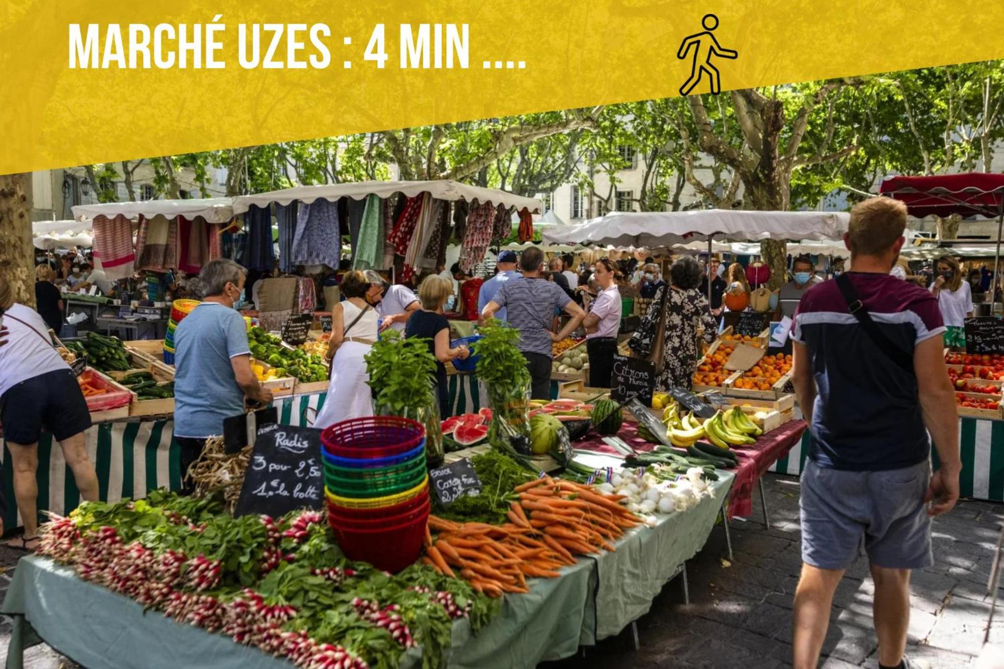 Ulysse, Appartement Spacieux Au Centre Historique D'Uzes En Rez-De-Chaussee Avec Exterieur, Proche Parking Des Marroniers Buitenkant foto